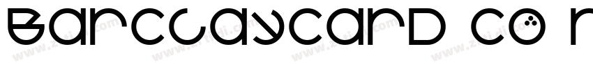 Barclaycard Co Regul字体转换